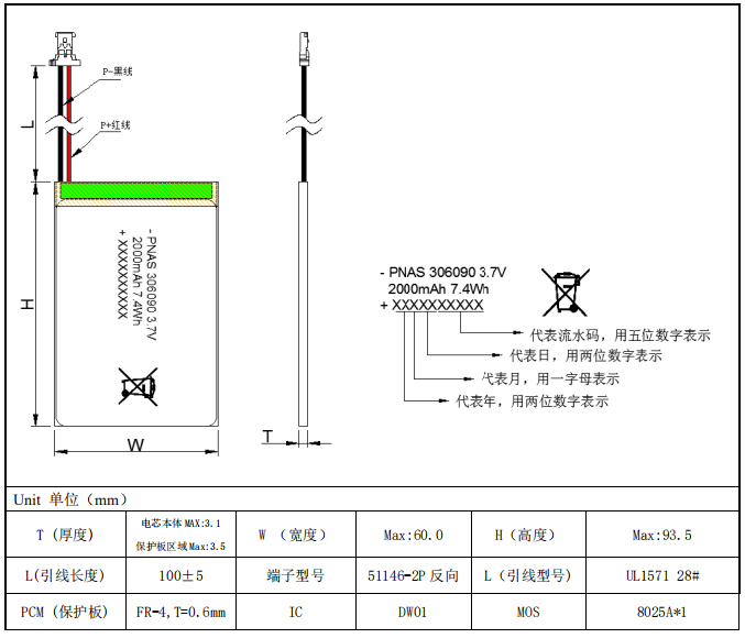 超薄锂电池