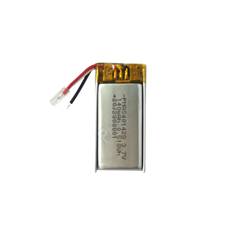 PNAS401428 3.7V 140mAh聚合物锂电池